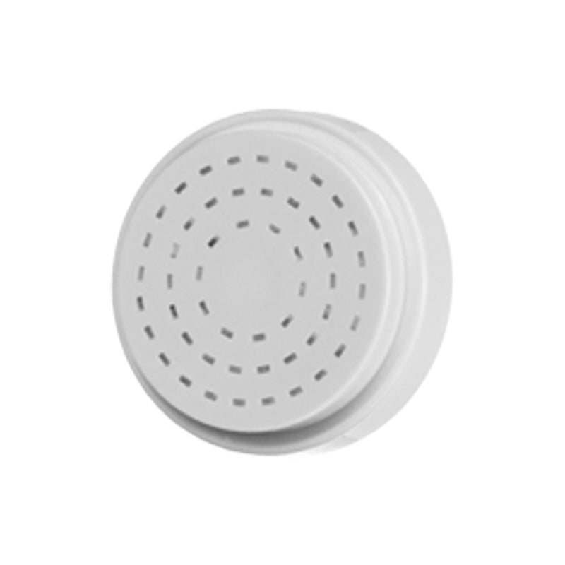 Die Unold Matrize Linguine für NUDELMEISTER 68801 ist eine runde, weiße Nudelform mit kleinen Schlitzen in konzentrischen Kreisen auf der Vorderseite, die vor einem schlichten weißen Hintergrund abgebildet sind.