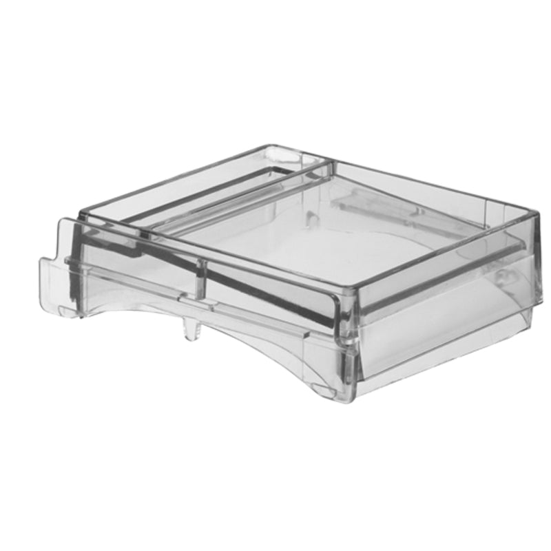 Der Unold Klarsichtdeckel zu Knetbehälter für NUDELMEISTER 68801 ist ein transparenter Kunststoffdeckel, rechteckig mit leicht gewölbtem Rand, der zum sicheren Abdecken des Teigbehälters des Nudelmeisters 68801 dient.