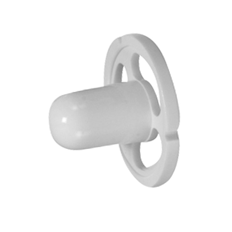 Der Unold Kebbe-Vorsatz 3b für FLEISCHWOLF 78131, abgebildet vor weißem Hintergrund, verfügt über ein schlankes Design, das auf die nahtlose Verwendung mit Ihrem Fleischwolf zugeschnitten ist.