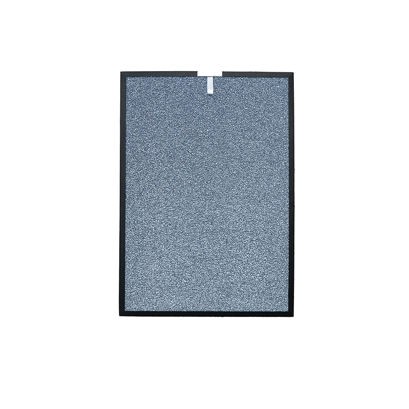 Das Unold Luftreiniger Delta Ersatzfilter-Set (Hepa-Aktivkohlefilter) ist ein rechteckiger blau-grauer Luftfilter mit schwarzem Rand, abgebildet vor weißem Hintergrund.