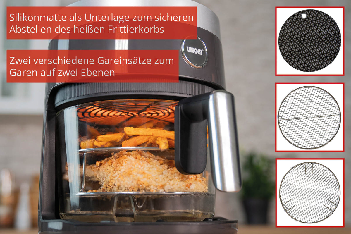 Heißluftfritteuse Glas – Unold AG