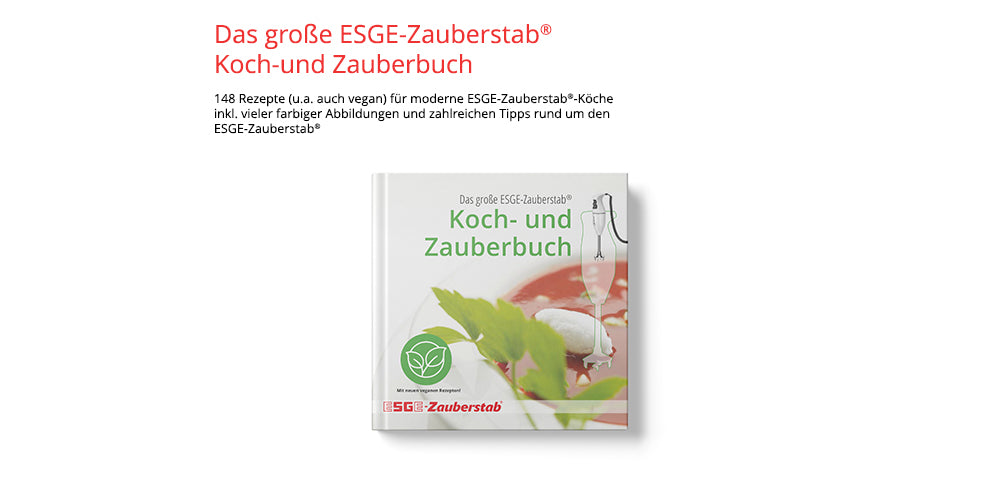 Das große ESGE-Zauberstab®  Koch- und Zauberbuch