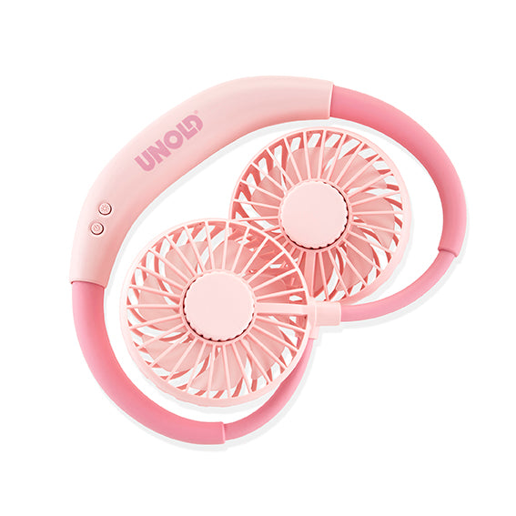 Ventilatoren-Set Breezy Fold + Nackenventilator Rosa