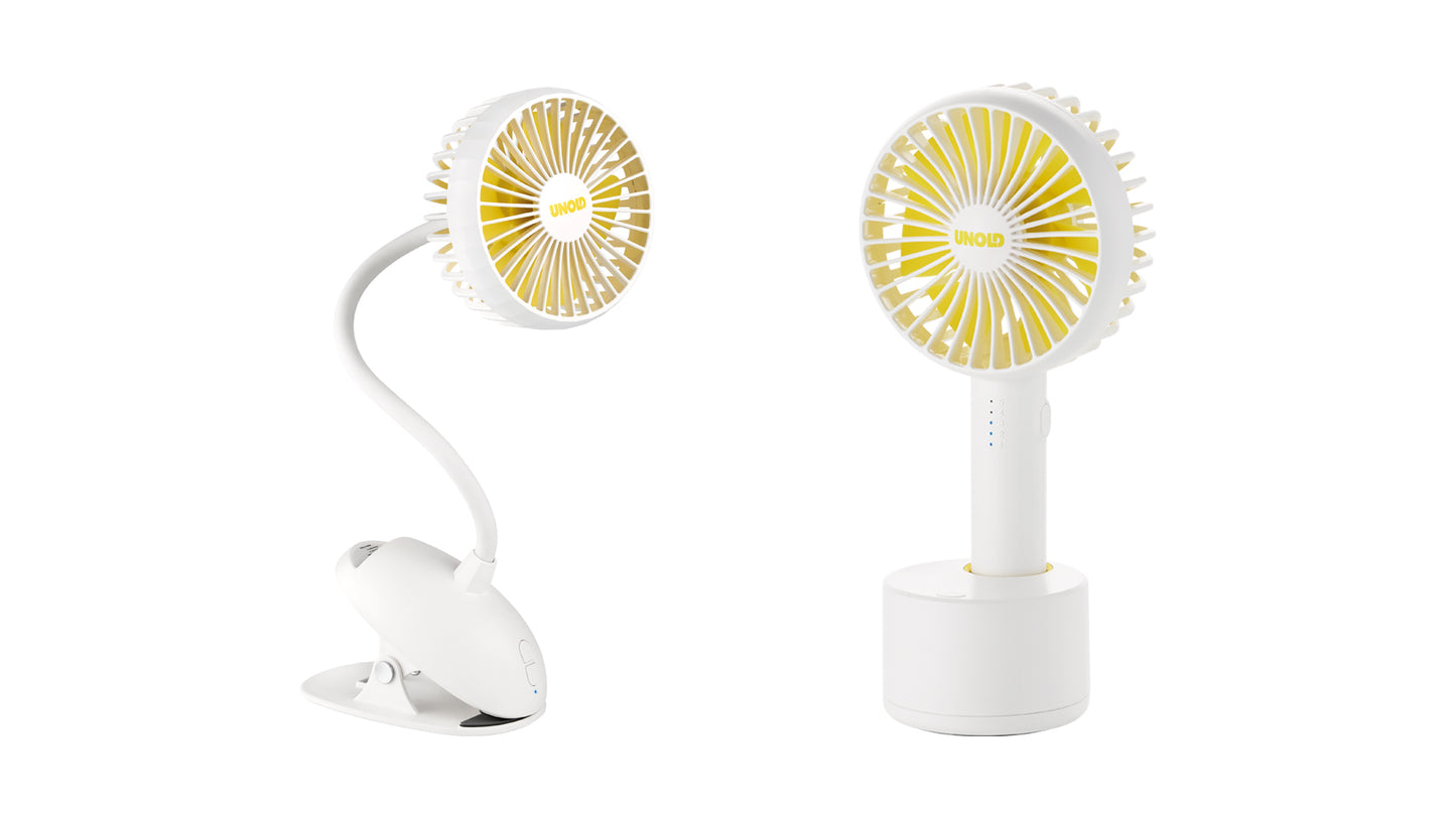 Ventilatoren-Set Tischventilator Breezy Clip + Handventilator Breezy Swing