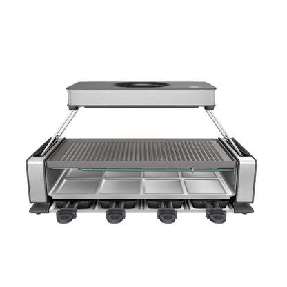 3D-Modell vom Raclette Smokeless mit Dunstabzugshaube